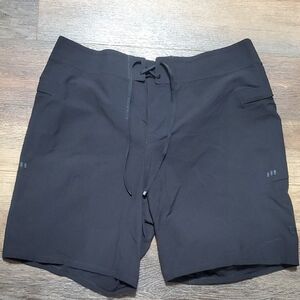 Lululemon Athletica Black Board Shorts Quick-Dry Swimwear